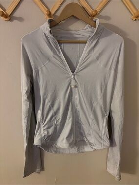 lululemon athletica Light silver Gray Full-Zip jacket